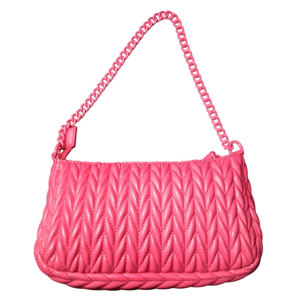 Urban Expressions Crossbody Bag Hot Pink Quilted 9‎ x 6 x 2.5